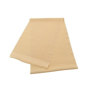 千成堂着物店 一点もの帯揚げ「薄橙 × 絽（銀通し）」 夏帯揚げ ＜即日発送可＞ の画像