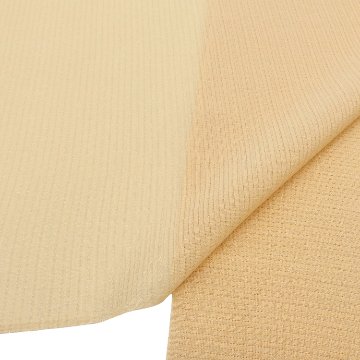 千成堂着物店 一点もの帯揚げ「薄橙 × 絽（銀通し）」 夏帯揚げ ＜即日発送可＞ の画像