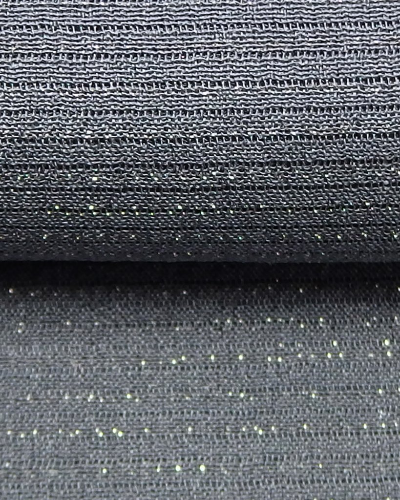 千成堂着物店 一点もの帯揚げ 帯揚げ 「桔梗鼠 × 絽（銀通し）」 夏帯揚げ ＜即日発送可＞ の画像