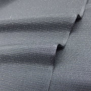 千成堂着物店 一点もの帯揚げ「桔梗鼠 × 絽（銀通し）」 夏帯揚げ ＜即日発送可＞ の画像
