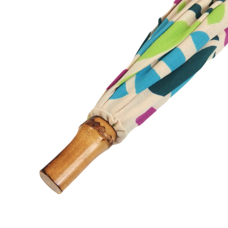 内藤早苗 注染の日傘 「My Lily」 生成色の画像