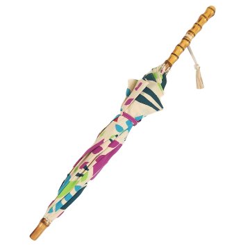 内藤早苗 注染の日傘 「My Lily」 生成色の画像