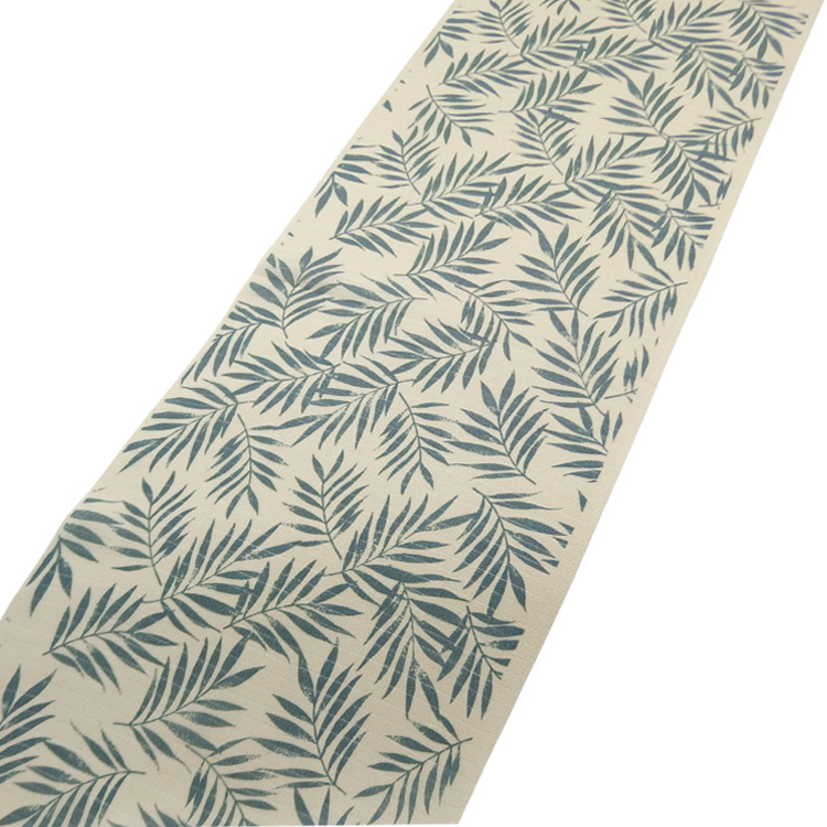 渡敬 絽縮緬木ノ葉友仙 夏帯揚げ 生成色 ＜即日発送可＞の画像