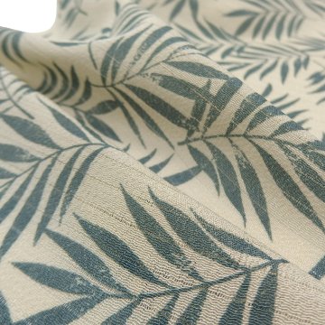 渡敬 絽縮緬木ノ葉友仙 夏帯揚げ 生成色 ＜即日発送可＞の画像