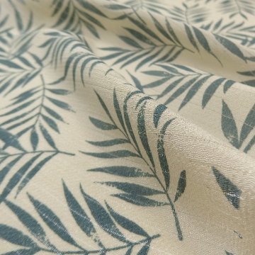 渡敬 絽縮緬木ノ葉友仙 夏帯揚げ 生成色 ＜即日発送可＞の画像