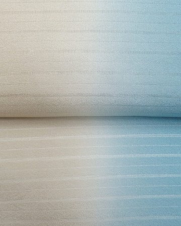 渡敬 東雲連絽立ぼかし 夏帯揚げ 絹鼠と浅縹 ＜即日発送可＞の画像