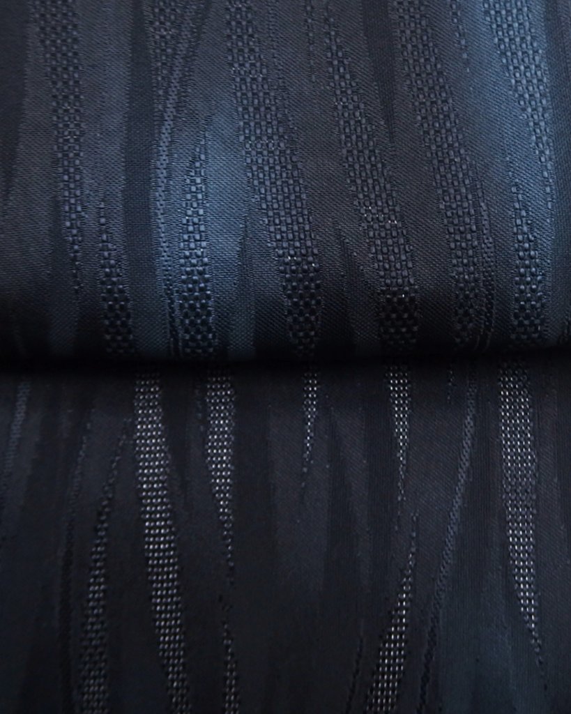 渡敬 葉蘭メッシュヨロケボカシ 夏帯揚げ 鉄紺色 ＜即日発送可＞の画像