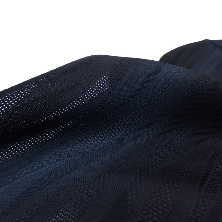 渡敬 葉蘭メッシュヨロケボカシ 夏帯揚げ 鉄紺色 ＜即日発送可＞の画像