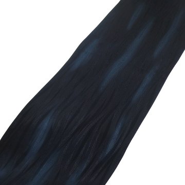 渡敬 葉蘭メッシュヨロケボカシ 夏帯揚げ 鉄紺色 ＜即日発送可＞の画像