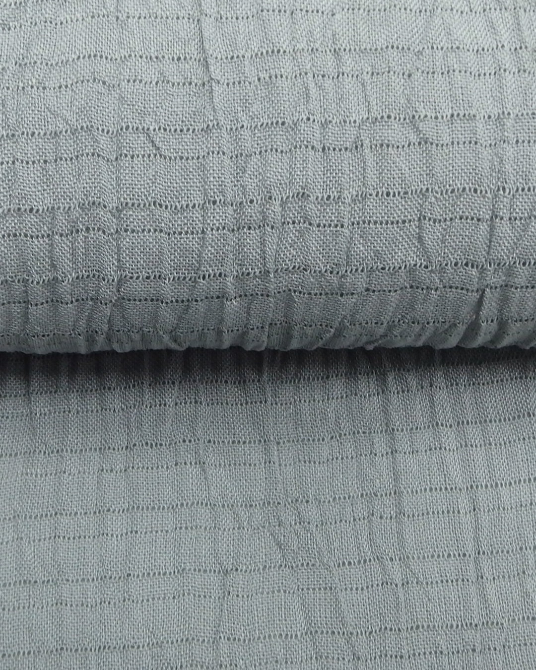 渡敬 小千谷縮無地染 夏帯揚げ 利休鼠 ＜即日発送可＞の画像