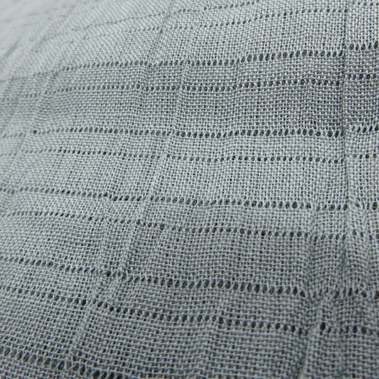 渡敬 小千谷縮無地染 夏帯揚げ 利休鼠 ＜即日発送可＞の画像