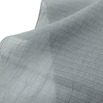 渡敬 小千谷縮無地染 夏帯揚げ 利休鼠 ＜即日発送可＞の画像