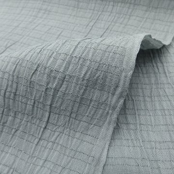 渡敬 小千谷縮無地染 夏帯揚げ 利休鼠 ＜即日発送可＞の画像