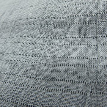 渡敬 小千谷縮無地染 夏帯揚げ 利休鼠 ＜即日発送可＞の画像