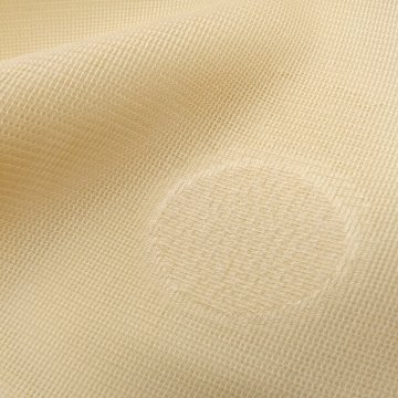 渡敬 紗水玉縫取ぼかし 夏帯揚げ 練色 ＜即日発送可＞の画像