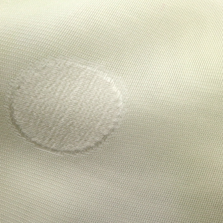 渡敬 紗水玉縫取ぼかし 夏帯揚げ 白緑 ＜即日発送可＞の画像