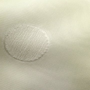 渡敬 紗水玉縫取ぼかし 夏帯揚げ 白緑 ＜即日発送可＞の画像