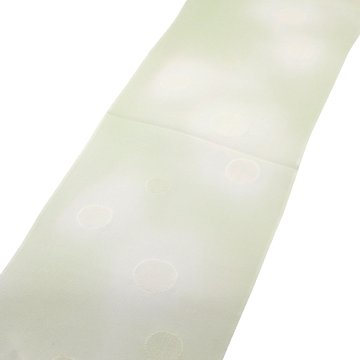 渡敬 紗水玉縫取ぼかし 夏帯揚げ 白緑 ＜即日発送可＞の画像