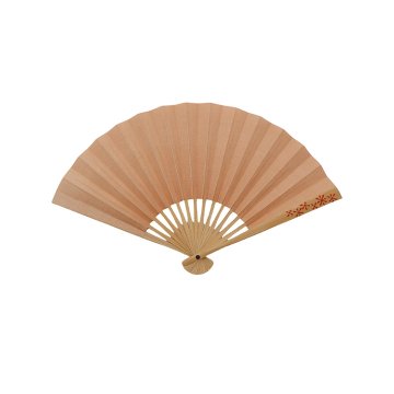 ＜4/1 21:00～発売＞橋爪玲子 漆絵の扇子 「百花・朱」 白竹の画像