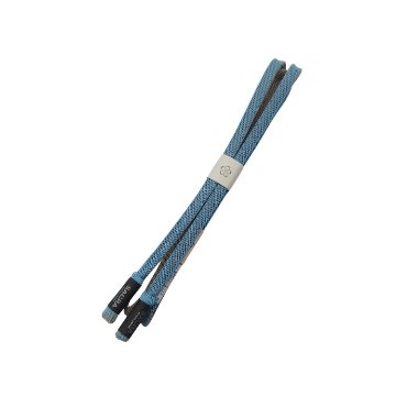 和小物さくら 夏帯締め レース昼夜 浅縹色と白茶 ＜即日発送可＞の画像