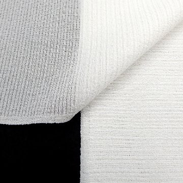 千成堂着物店 帯揚げ 「白 × 絽（銀通し）」 夏帯揚げ ＜即日発送可＞ の画像
