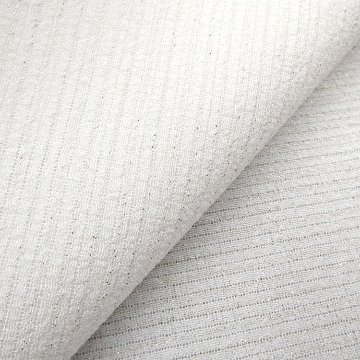 千成堂着物店 帯揚げ 「白 × 絽（銀通し）」 夏帯揚げ ＜即日発送可＞ の画像