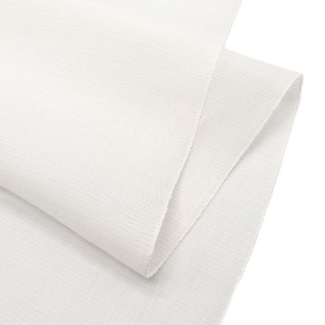 杉山織物 「小千谷 本麻襦袢地」 麻絽 長襦袢 白＜お仕立て代込＞の画像