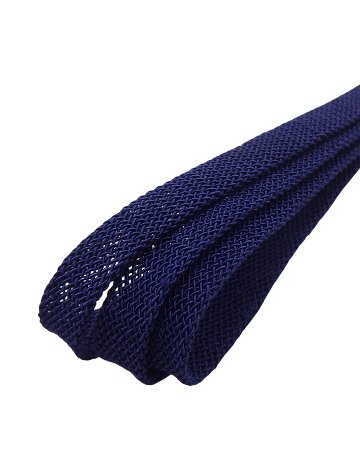 衿秀 夏帯締め レース三分紐  紺藍 ＜即日発送可＞の画像