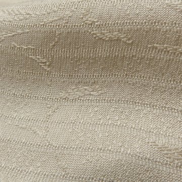 衿秀 夏帯揚げ 絽 唐草地紋染分桔梗 白橡 ＜即日発送可＞の画像