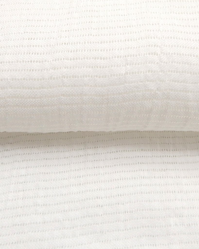 衿秀 麻絽 夏帯揚げ 白 無地 ＜即日発送可＞の画像