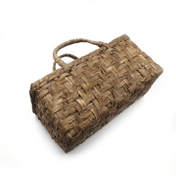 SOSAKUBAG(奥村草作) 「楮細工のバッグ 千成堂別注」 蓬染（グレー系）の画像