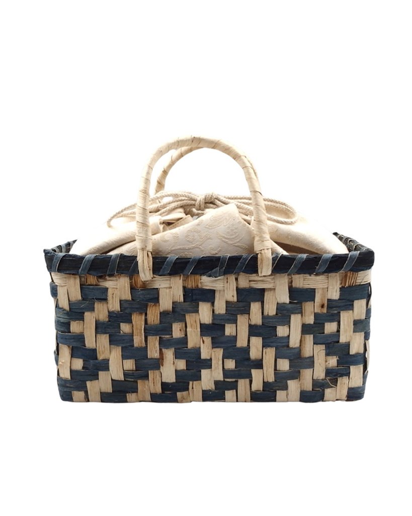 SOSAKUBAG(奥村草作) 「楮細工のバッグ 千成堂別注」 梔子青の画像