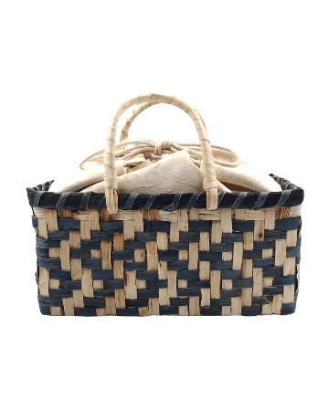SOSAKUBAG(奥村草作) 「楮細工のバッグ 千成堂別注」 梔子青の画像