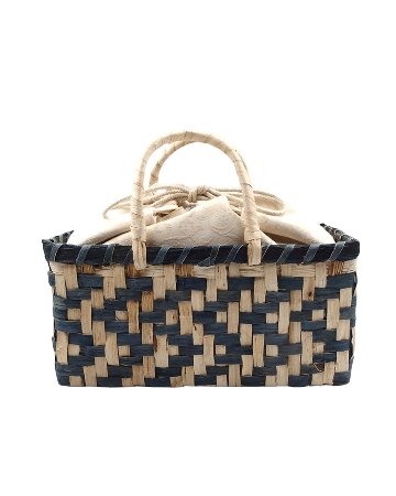 SOSAKUBAG(奥村草作) 「楮細工のバッグ 千成堂別注」 梔子青の画像