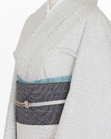 和小物さくら 帯締め 綾竹耳縞暈し48玉 丁子茶から藍白ぼかし 切房 ＜即日発送可＞の画像