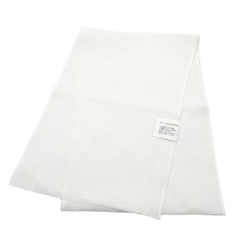 衿秀 麻絽 夏帯揚げ 白 無地 ＜即日発送可＞の画像