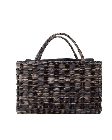 ＜5/16 21:00〜発売＞ 鶴田早苗（so/et） 「shima moku グレー」 ハンドバッグの画像