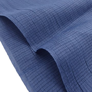 和小物さくら 麻絽 夏帯揚げ 紺桔梗 無地 ＜即日発送可＞の画像