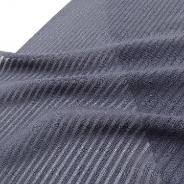 千成堂着物店 一点もの帯揚げ 「紫鼠 × 経撚り絽ちりめん」 夏帯揚げ ＜即日発送可＞の画像