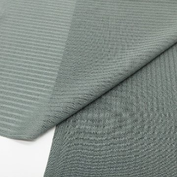 千成堂着物店 一点もの帯揚げ 「深川鼠 × 経撚り絽ちりめん」 夏帯揚げ ＜即日発送可＞の画像