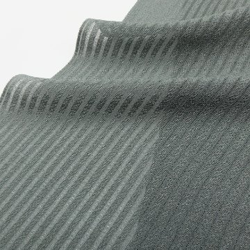 千成堂着物店 一点もの帯揚げ 「深川鼠 × 経撚り絽ちりめん」 夏帯揚げ ＜即日発送可＞の画像