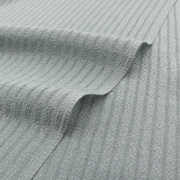 千成堂着物店 一点もの帯揚げ 「青磁鼠 × 経撚り絽ちりめん」 夏帯揚げ ＜即日発送可＞の画像