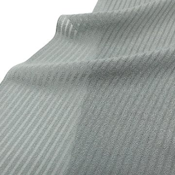 千成堂着物店 一点もの帯揚げ 「青磁鼠 × 経撚り絽ちりめん」 夏帯揚げ ＜即日発送可＞の画像