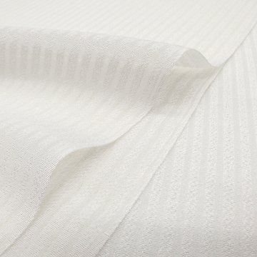 千成堂着物店 帯揚げ 「白 × 経撚り絽ちりめん」 夏帯揚げ ＜即日発送可＞の画像