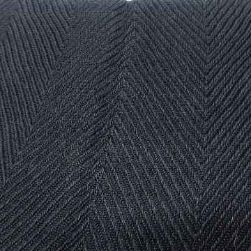 Kameli apartment（カメリ アパートメント）「黒・フリンジ」手織り大判ストール（ショール）リネン×ビスコース＜即日発送可＞の画像