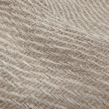 Kameli apartment（カメリ アパートメント）「ナチュラル」手織り大判ストール（ショール）リネン＜即日発送可＞の画像