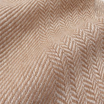 Kameli apartment（カメリ アパートメント）「ピンクベージュ」手織り大判ストール（ショール）リネン＜即日発送可＞の画像