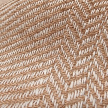 Kameli apartment（カメリ アパートメント）「ピンクベージュ」手織り大判ストール（ショール）リネン＜即日発送可＞の画像