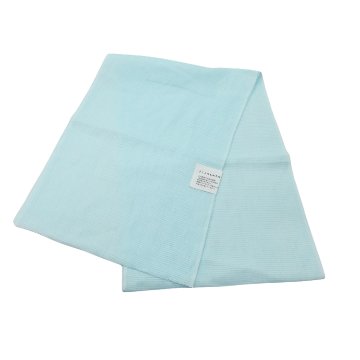 衿秀 麻絽 夏帯揚げ 水色 無地 ＜即日発送可＞の画像