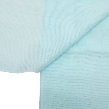衿秀 麻絽 夏帯揚げ 水色 無地 ＜即日発送可＞の画像
